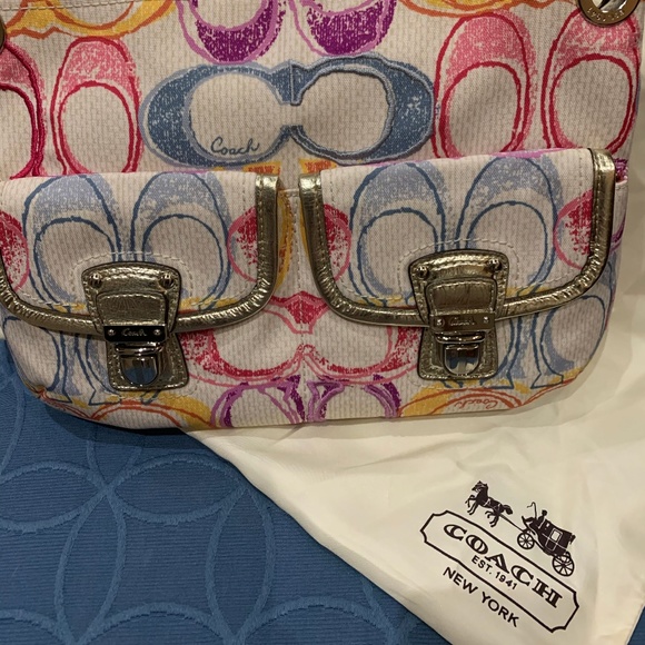 coach multicolor crossbody bag